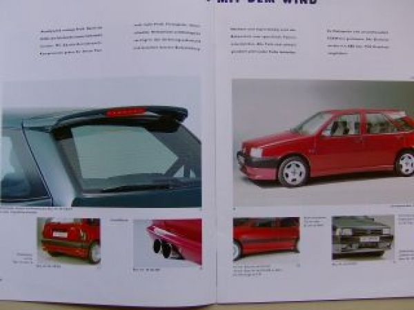 Fiat Tipo Zubehör Prospekt Februar 1995 : Autoliteratur Höpel