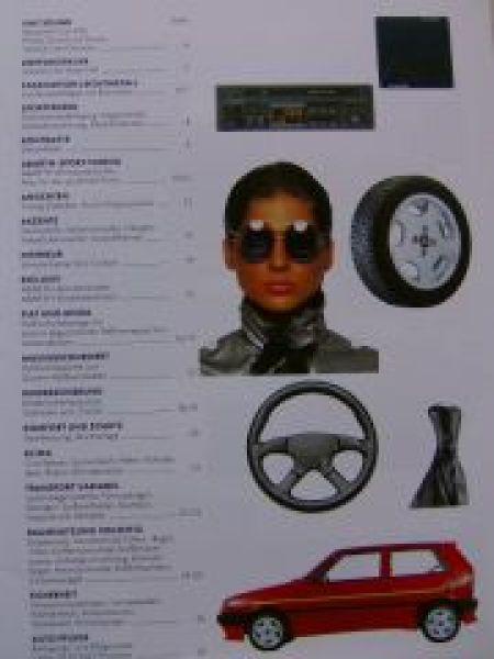 Fiat Uno Zubehör Prospekt Februar 1994