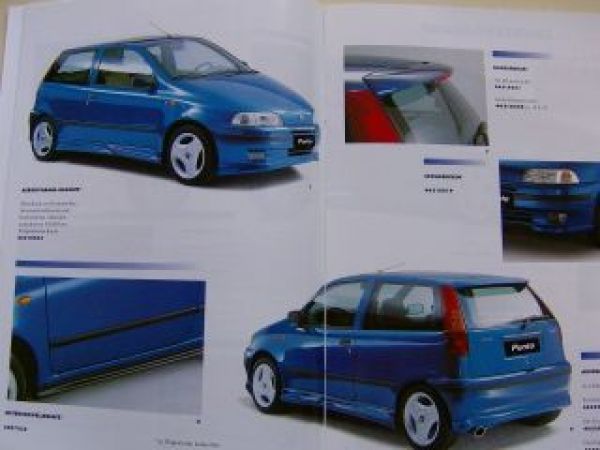 Fiat Punto Zubehör Lineaccessori Juni 1998 NEU