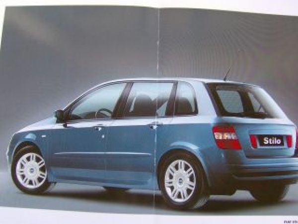 Fiat Stilo World Preview Vorstellungsprospekt NEU