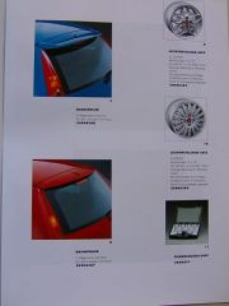 Fiat Punto Zubehör Prospekt April 2002 NEU