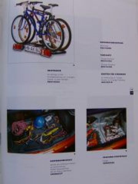 Fiat Punto Zubehör Prospekt April 2002 NEU