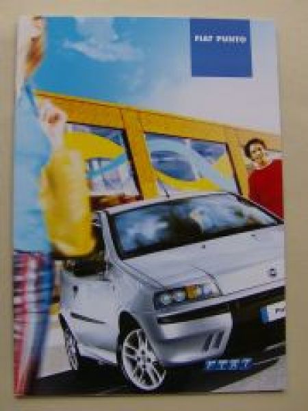 Fiat Punto Prospekt +Abarth September 2002 NEU