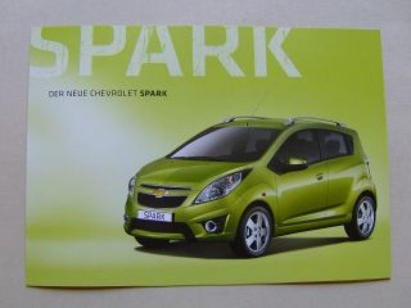 Chevrolet Spark Prospekt November 2009 NEU
