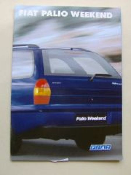 Fiat Palio Weekend Prospekt März 1999 +Preisliste NEU