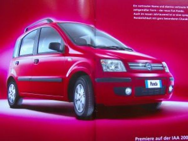 Fiat Panda Prospekt NEU Vorabprospekt