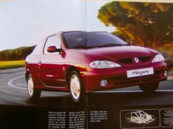 Renault Mègane Coupè &  Cabriolet Juni 1999 NEU