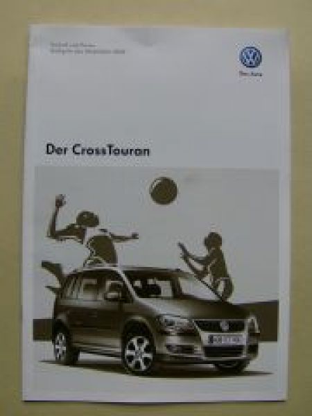 VW CrossTouran Preisliste November 2009