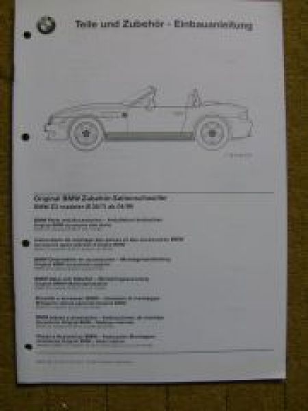 BMW Original Teile & Zubehör Seitenschweller z3 roadster e36/ ab