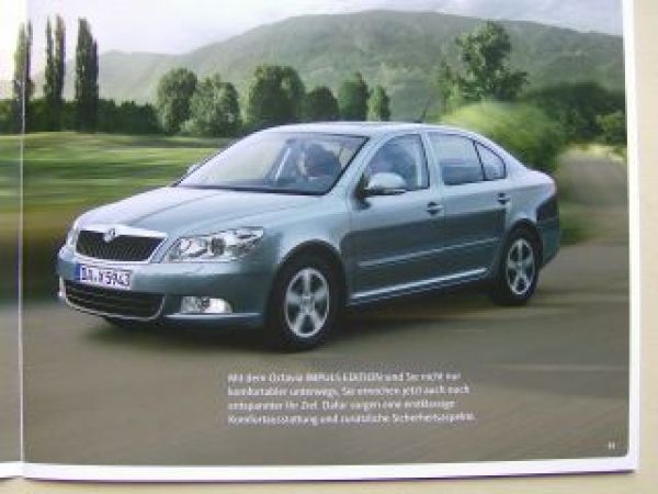 Skoda Octavia Impuls Edition Prospekt März 2010 NEU