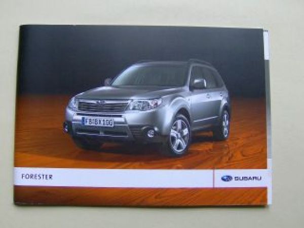 Subaru Forester Prospekt Mai 2009+Preisliste NEU