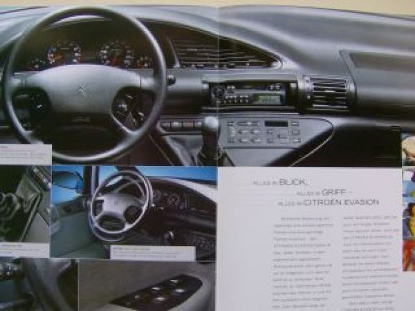 Citroen Evasion Prospekt September 1997 NEU