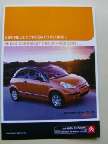 Citroen C3 Pluriel Cabriolet des Jahres 2003