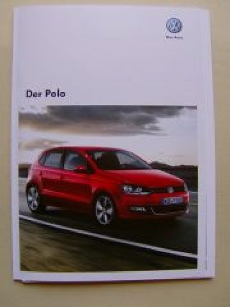 VW Polo Prospekt März 2010 +Cross Polo +BlueMotion +Preise