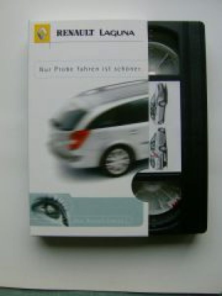 Renault Laguna 2001 Video VHS Vorstellung NEU