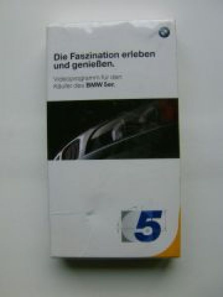 BMW Die Faszination erleben VHS für Käufer des 5er E39 Limousine