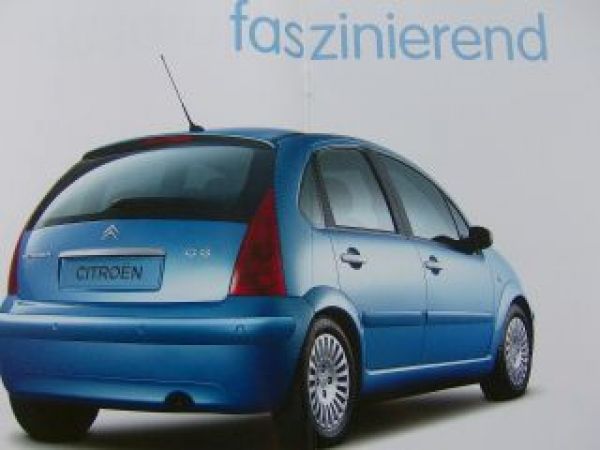 Citroen C3 Juli 2002 +Preisliste NEU