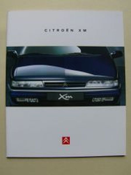 Citroen XM +Break Juli 1995 Großformat Prospekt NEU