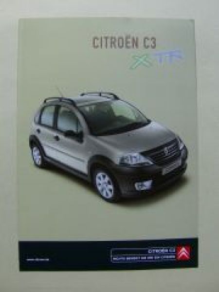 Citroen C3 X TR Prospekt 2004 NEU