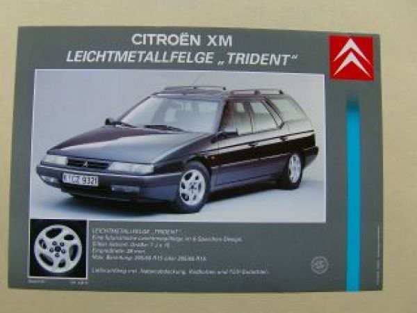 Citroen XM Leichtmetallfelge "Trident" April1994