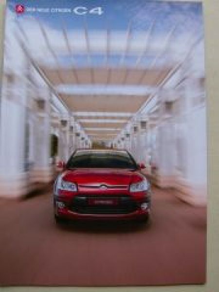 Citroen C4 Prospekt September 2008 NEU