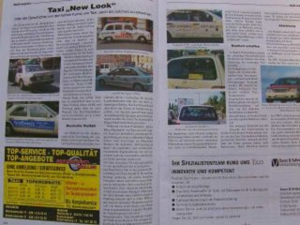 TAXI magazin 4/1999 TX1, Mercedes, VW,neue E-Klasse W210