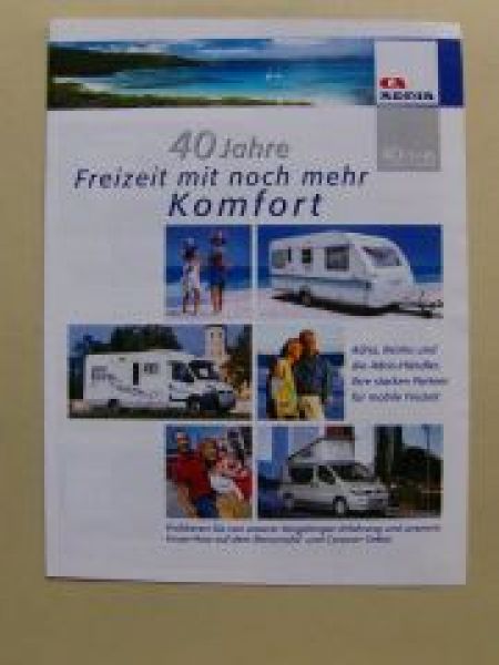 Adria 40 Jahre Caravans Reisemobile Vans ca.2005