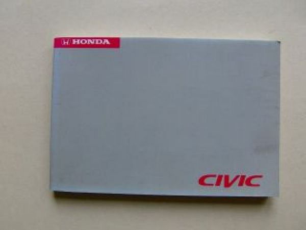 Honda Civic Fahrer-Handbuch 1995 Deutsch