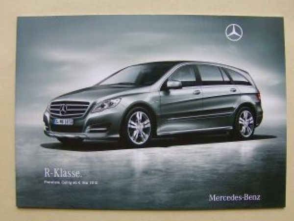Mercedes Benz Preisliste R-Klasse BR251 4.Mai 2010