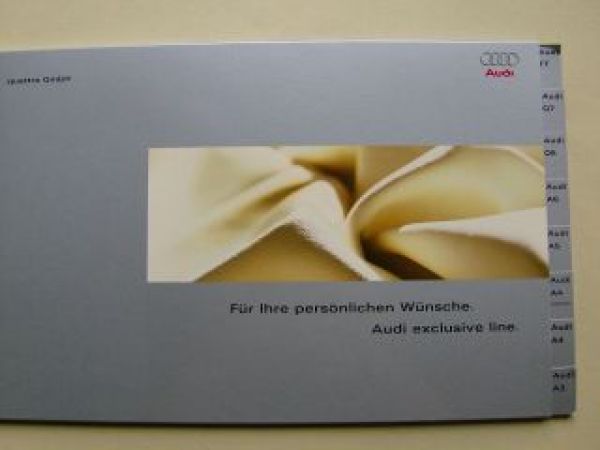Audi quattro GmbH exclusiv line Mappe September 2008