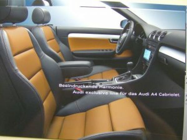 Audi quattro GmbH exclusiv line Mappe September 2008