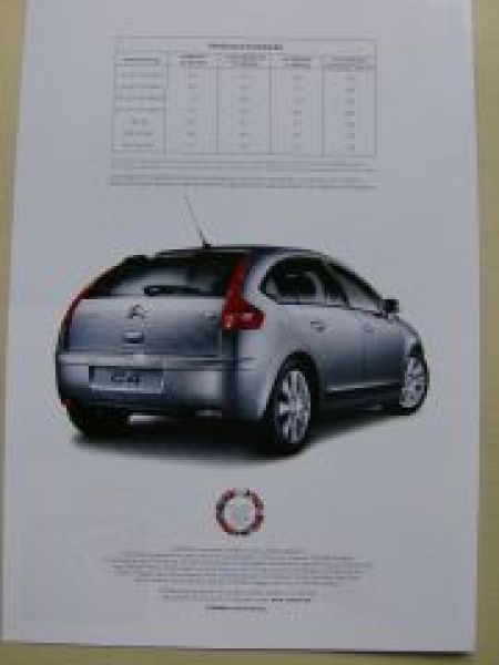 Citroen C4 Prospekt Vorabinformation