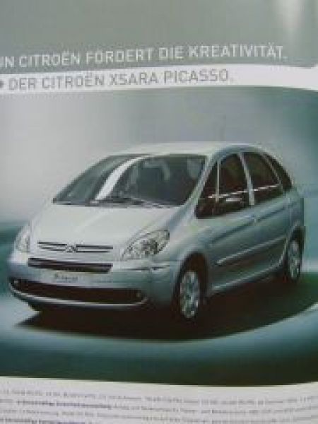 Citroen Gesamtprospekt März 2004 NEU