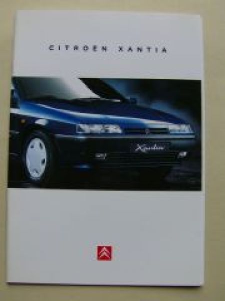 Citroen Xantia Prospekt Juli 1995 Rarität
