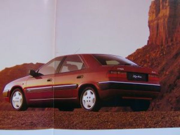 Citroen Xantia Prospekt Juli 1995 Rarität