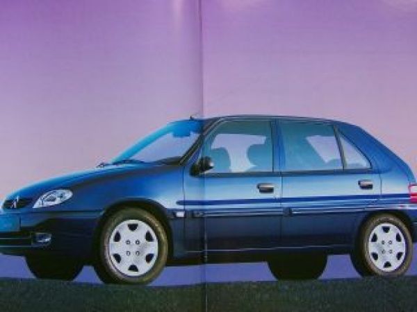 Citroen Saxo Prospekt August 2000 NEU +Furio +Preisliste