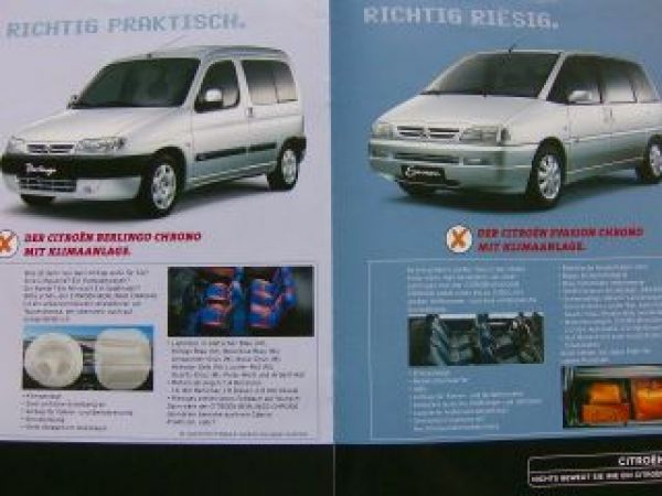 Citroen Gesamtprogramm Prospekt NEU