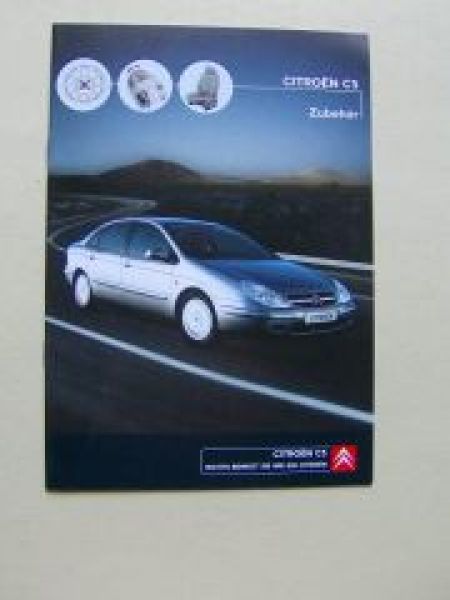 Citroen C5 Zubehör Prospekt März 2001 NEU