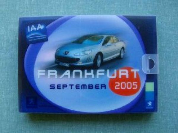 Peugeot Pressemappe Frankfurt 2005 206 Seden 20 Cup Moovie