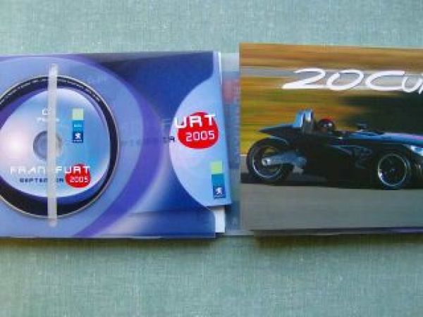 Peugeot Pressemappe Frankfurt 2005 206 Seden 20 Cup Moovie