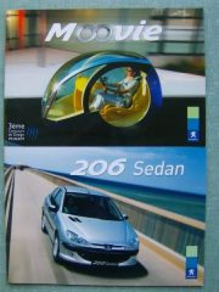 Peugeot Pressemappe Frankfurt 2005 206 Seden 20 Cup Moovie