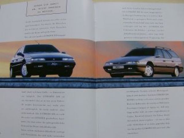 Citroen XM Limousine & Kombi Prospekt Juli 1999 NEU