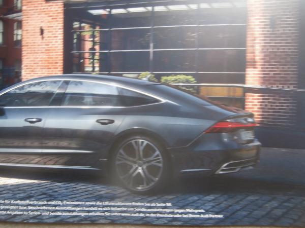 Audi A7 Sportback Typ 4K 45TFSI 180kw +quattro 40TDI 150kw 45TDI 170kw 50TDI 210kw Prospekt 12/2018