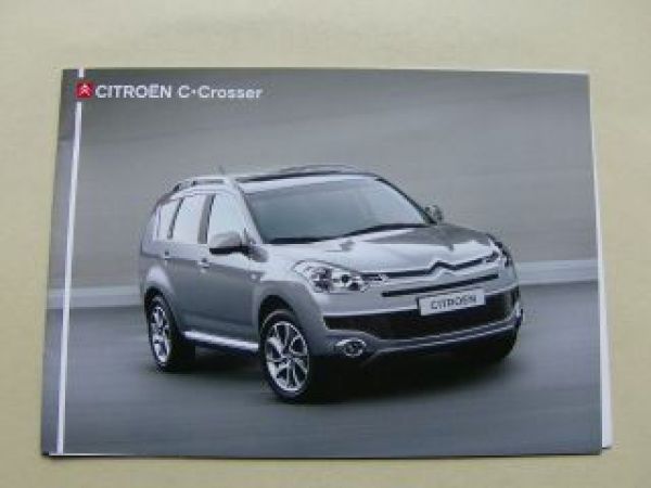 Citroen C-Crosser Prospekt Mai 2007 +Preisliste NEU