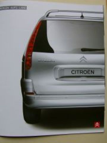 Citroen C8 Prospekt Juli 2004 NEU