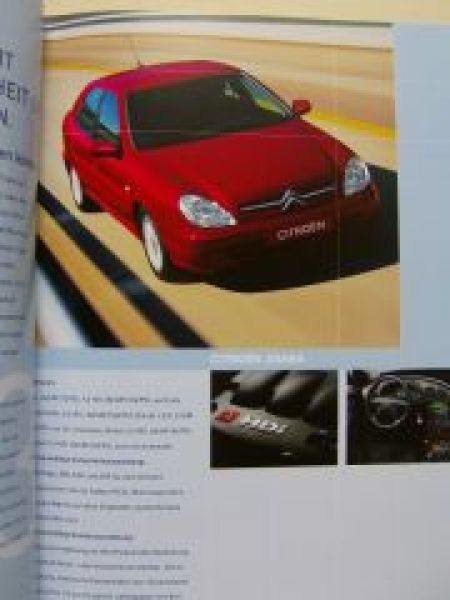 Citroen Gesamtprogramm Prospekt 2002 NEU