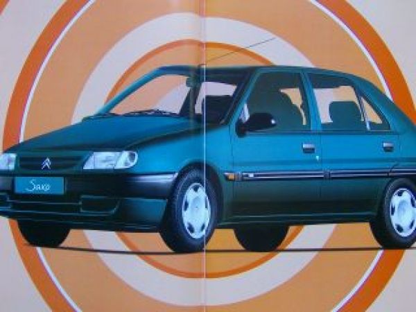 Citroen Saxo 3-und 5-Türer Prospekt Januar 1998 NEU