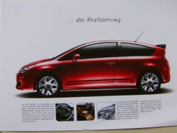 Citroen C4 VTS Prospekt November 2004 Rarität