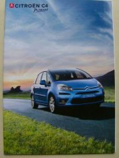Citroen C4 Picasso Prospekt September 2007 NEU