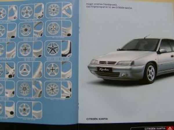 Citroen Felgenprogramm Zubehör April 2001 NEU
